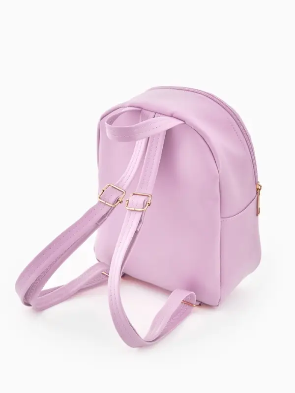 Рюкзак дет 18*8*23 см, Девочка, отд на молнии, сиреневый Рюкзак дет 18*8*23 см, Девочка, отд на молнии, сиреневый