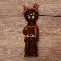 Сувенир "Кошка" албезия 30 см