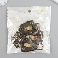 Замок металл для шкатулок. сундуков бронза + гвозд. набор 3 шт 5,8х4х1 см Замок металл для шкатулок. сундуков бронза + гвозд. набор 3 шт 5,8х4х1 см