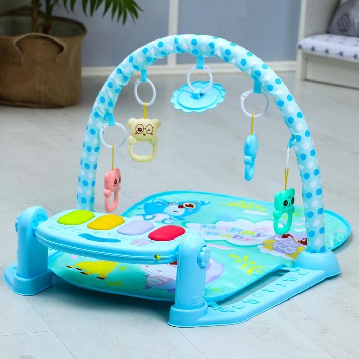 Развивающий музкальный коврик «Счастливые малыши», 73х48 см. Развивающий музкальный коврик «Счастливые малыши», 73х48 см.