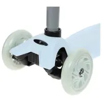 Самокат GRAFFITI Baby, колёса световые PU 120/70 мм, ABEC 7, серый