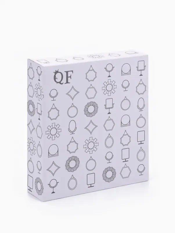 Зеркало с подставкой BAMBOO, на гибкой ножке, 16.5&times;26 см, (16.5&times;19.5 см), бамбуковое