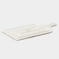 Блюдо для подачи Magistro Wood, 36.5&times;18&times;1.2 см, фарфор, коричневое