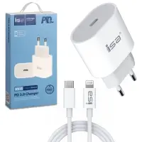 СЗУ HS15 Type-C на Lightning PD20W ISA белое