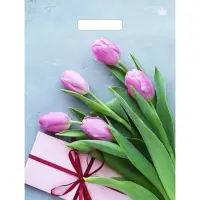 Пакет «Тюльпаны в подарок», полиэтиленовый, с вырубной ручкой, 31×40 см, 60 мкм