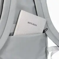 Рюкзак школьный, 1 отделение, 5 карманов, 28&times;9.5&times;42 см, серый