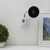 Бра в розетку &laquo;Классика&raquo; 1&times;10 Вт Е27 черный 10&times;14.5&times;25 см