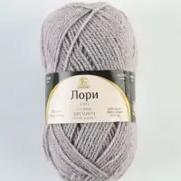 Пряжа &laquo;Лори&raquo; 45% Акрил, Нейлон 30%, ПЭ 25% 170 м/50 г (008 серебристый)