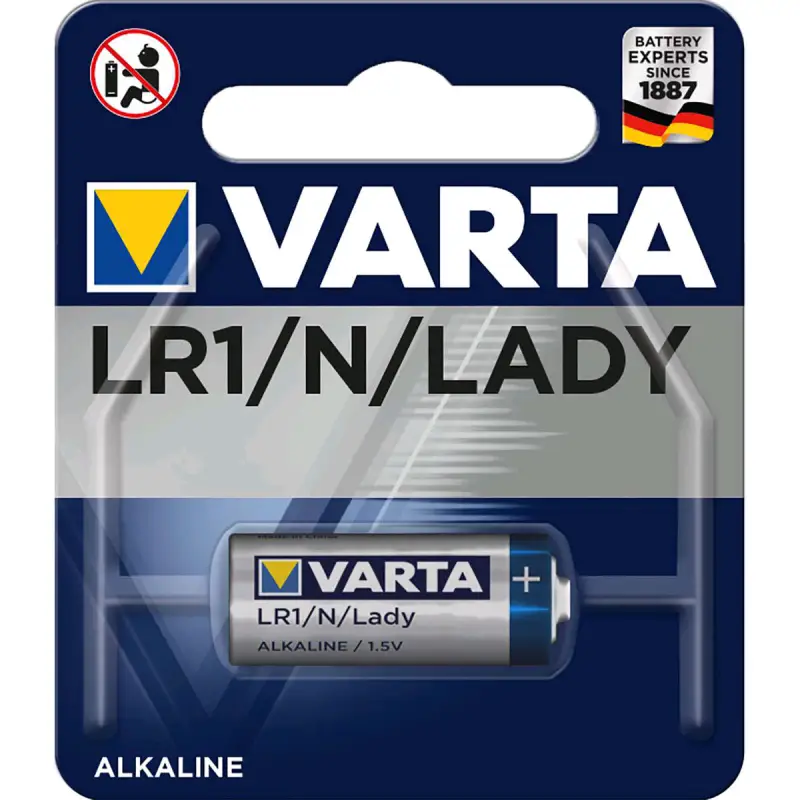 Батарейка Varta ELECTRONICS LR1 N BL1 Alkaline 1.5V (4001) (1/10/100) Батарейка Varta ELECTRONICS LR1 N BL1 Alkaline 1.5V (4001) (1/10/100)