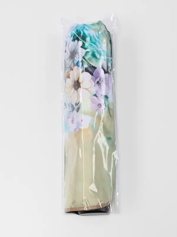 Зонт механический &laquo;Лепесток&raquo;, эпонж, 4 сложения, 8 спиц, R=48/56 см, d=96 см, МИКС