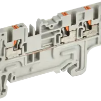ARMAFIX Клемма пружинная Push-in CP-MC 3 вывода 1,5мм2 серая IEK