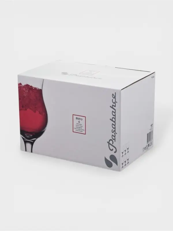 Набор бокалов для коктейля Paşabah&ccedil;e Bistro, 380 мл, 6 шт., стекло, прозрачный