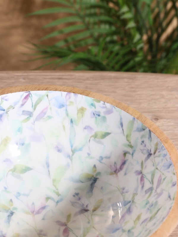 Салатник «Оттеник сирени», 25×25×10 см, дерево манго Салатник «Оттеник сирени», 25×25×10 см, дерево манго