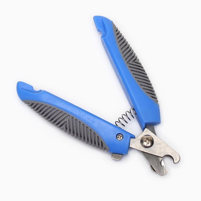 Когтерез боковой с рифлеными ручками, отверстие 9 мм, микс цветов Когтерез боковой с рифлеными ручками, отверстие 9 мм, микс цветов