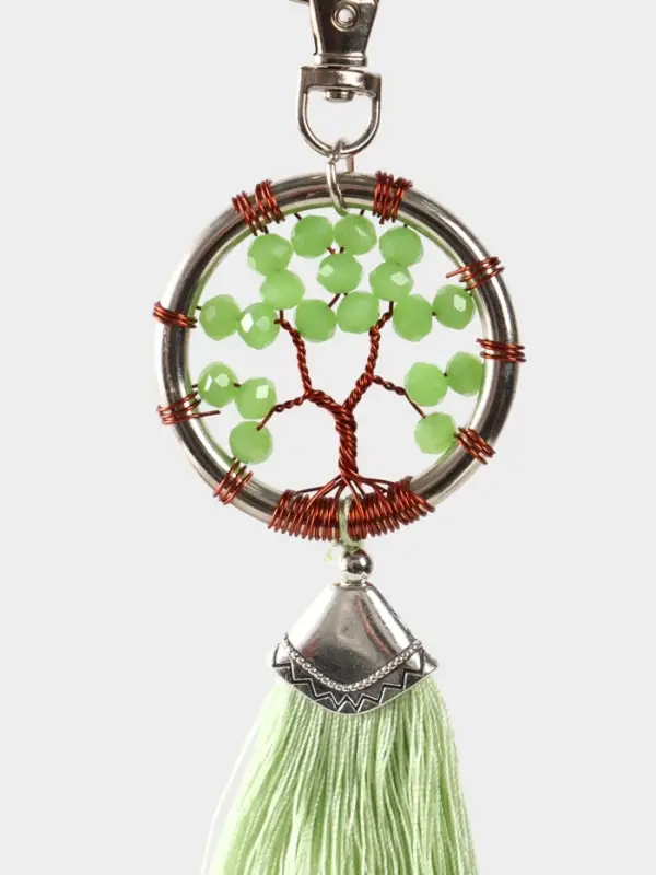 Брелок ловец снов Брелок ловец снов "Древо жизни" 19 см, цв. фисташковый