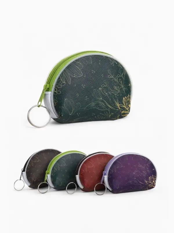 Кошелёк монетница женская на молнии, цвет МИКС