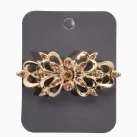 Зажим для кардигана "Ажур", цветы, цвет золотой в золоте Зажим для кардигана "Ажур", цветы, цвет золотой в золоте