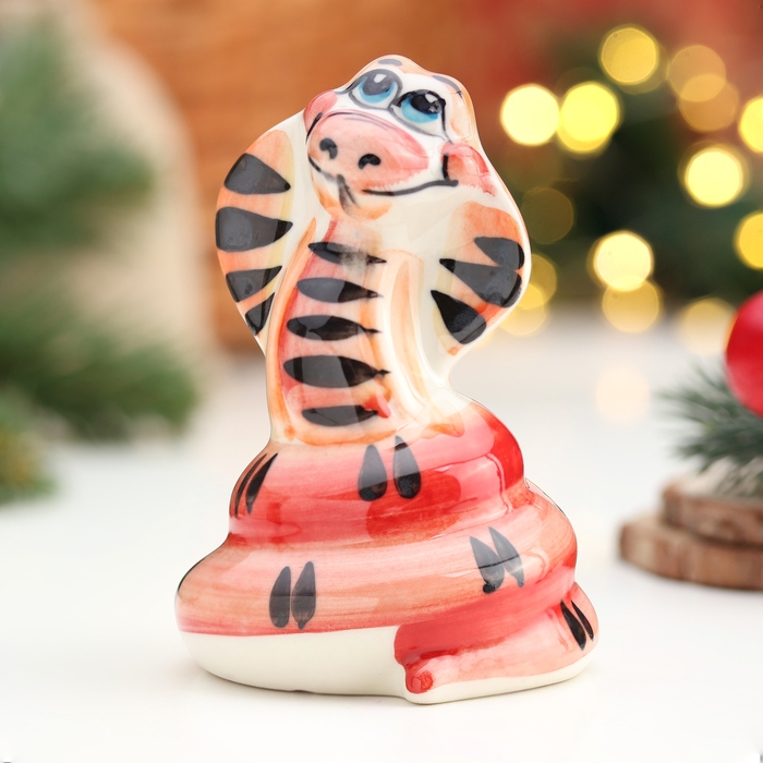 Сувенир «Змея Милена», гжель, цвет, 10х6.5 см Сувенир «Змея Милена», гжель, цвет, 10х6.5 см