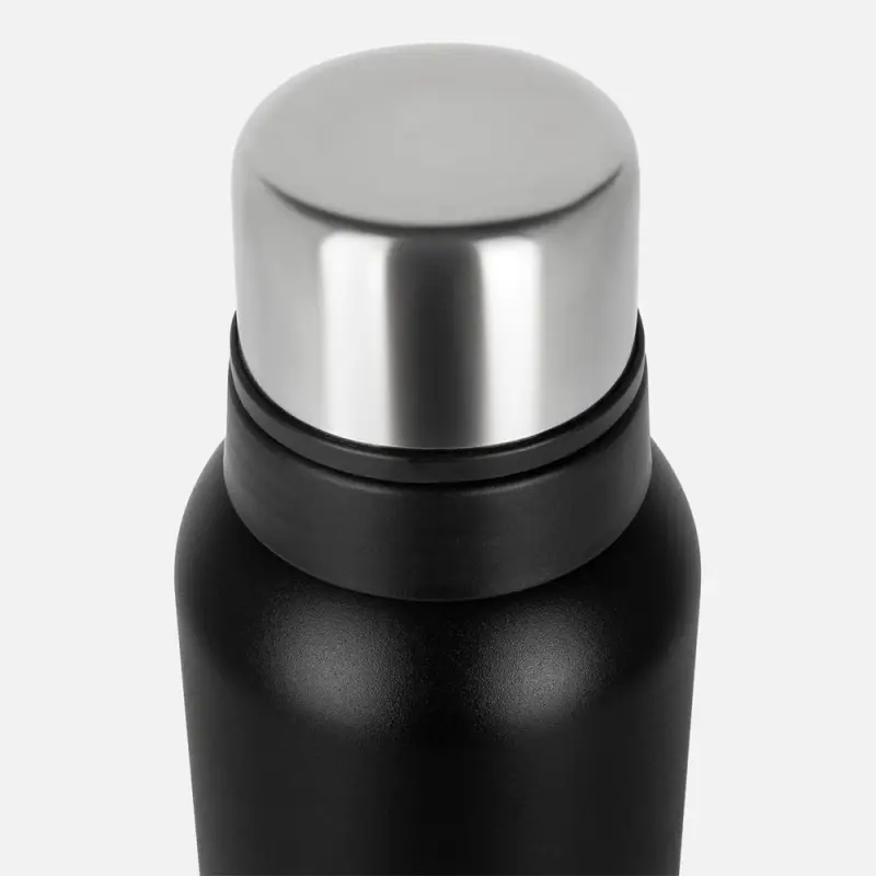 Термос Relaxika 1600 со стикерпаком, черный