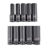 Набор головок торцевых ударных глубоких 1/2"DR (10 - 22 мм) (10 предметов) AVS NG12-10ID