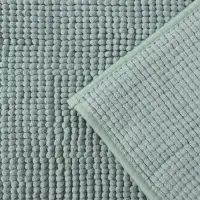 Коврик для дома LaDо́m, букли, плотность 1000 г, 50&times;80 см, мятный