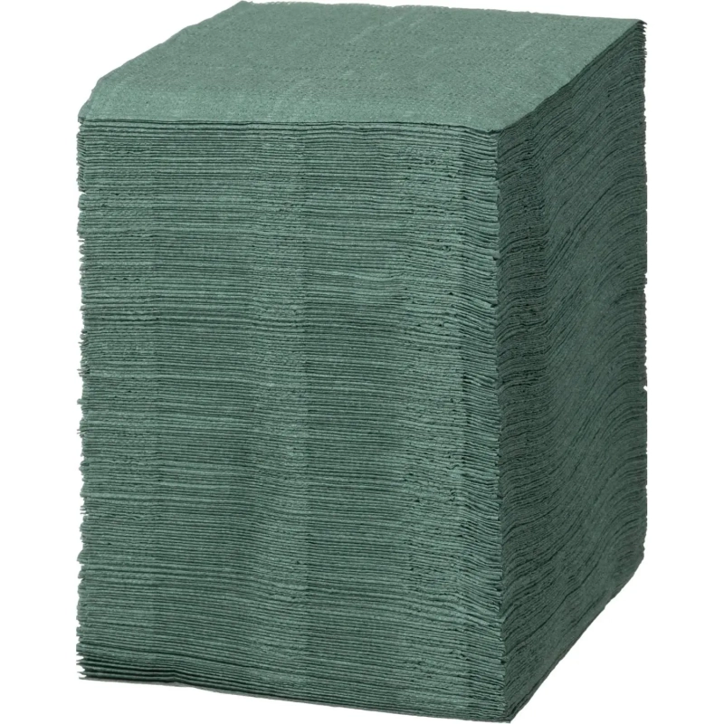 Салфетки бумажные Luscan Profi Pack 1сл24х24зеленые 400шт/уп