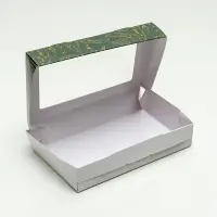 Кондитерская упаковка, коробка с ламинацией &laquo;Nature&raquo;, 20 х 12 х 4 см