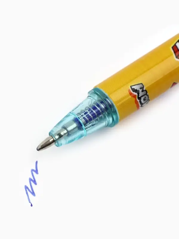 Ручка пластик пиши-стирай автоматическая "Boom!", синяя паста 0,7 мм