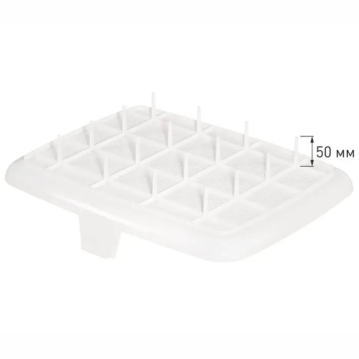 Лоток для кошек, 50.5&times;39&times;23 см, с сеткой и совком, пластик, розовый