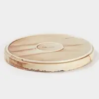 Тарелка с бортиком Magistro Organic brown, d=28.2 см, фарфор, бежевая