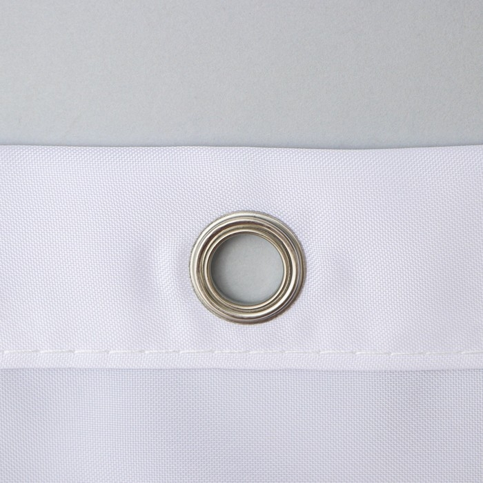 Штора для ванны Доляна «Акварель» с люверсами, 180×180 см