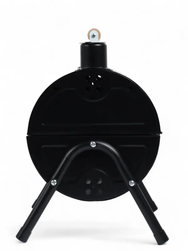 Гриль коптильня, 38×25×35 см, чёрная