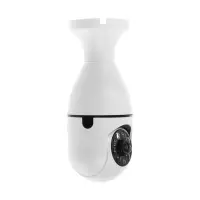 Видеокамера WiFi Cam-13, IP, 2 Мп, в виде лампочки, поворот 355 &deg;, микро, 3.6 мм объектив, белая