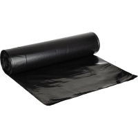 Мешки для мусора ПВД 300л, 60мкм 10шт/рул черные 105х150 Броня