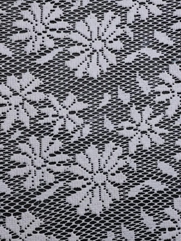 Коврик противоскользящий Доляна &laquo;Цветы&raquo;, 30&times;100 см, белый