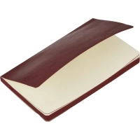 Ежедневник недатированный ATTACHE FLEX бордо А5, 136 л. бежевый блок