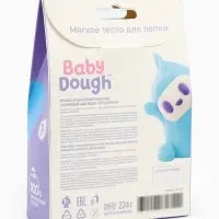 Тесто BabyDough 4 шт в коробке розовый щипок №1