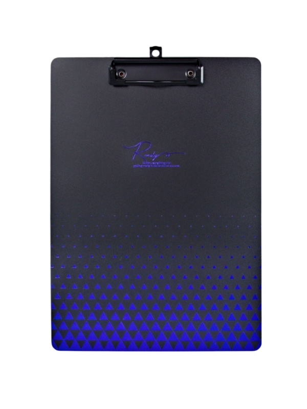 Планшет с прижимом формат А4 пластик1600мкр,Черная с металлизированной отделкой МИКС Планшет с прижимом формат А4 пластик1600мкр,Черная с металлизированной отделкой МИКС