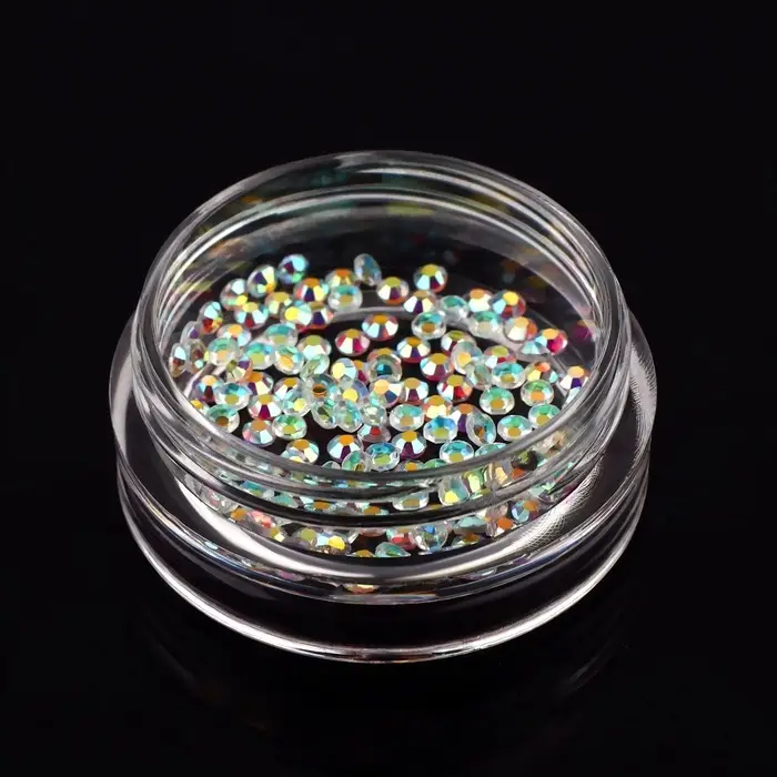 Стразы для декора, 2 мм, голографические