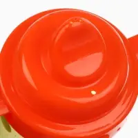 Поильник детский M&B &laquo;Лисята. Мамы и малыши&raquo; с твёрдым носиком, от 9 мес., 140 мл., с ручками, оранжевый