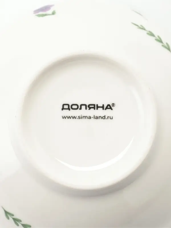 Салатник Доляна &laquo;Романс&raquo;, 11.4&times;11.4&times;5.2 см, фарфор, белый