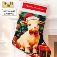 Мешок - носок для подарков &laquo;Мечты исполнятся&raquo;, 19&times;25 см