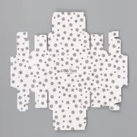Коробка подарочная для 4 конфет &laquo;Снежинки&raquo;, 10.5&times;10.5&times;3.5 см