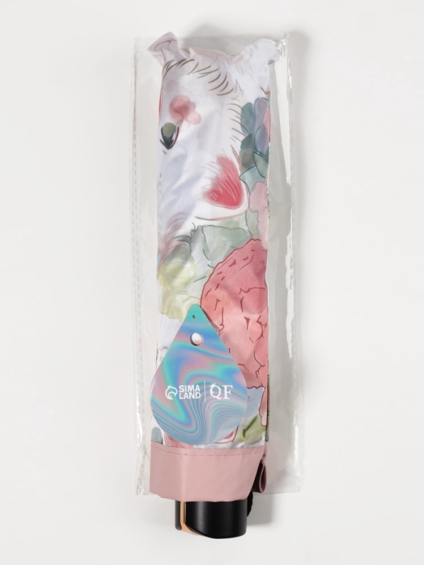 Зонт механический «Рисунки», 4 сложения, 8 спиц, R=47/56 см, d=94 см, МИКС Зонт механический «Рисунки», 4 сложения, 8 спиц, R=47/56 см, d=94 см, МИКС