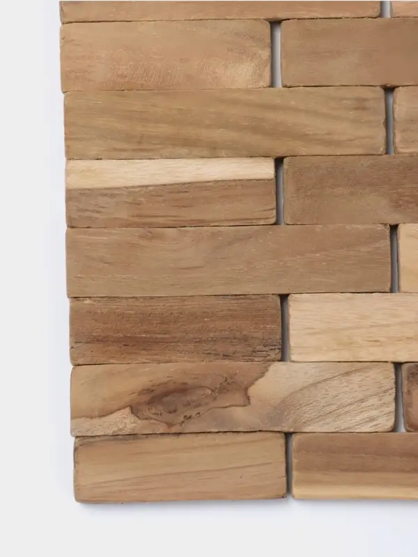 Коврик из тикового дерева, 30&times;20&times;0.7 см