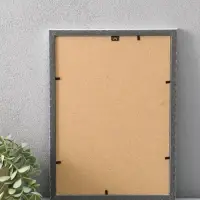 Фоторамка для фото 21х29,7 см (А4) "Oframe", пластик, белый, (пластик экран)