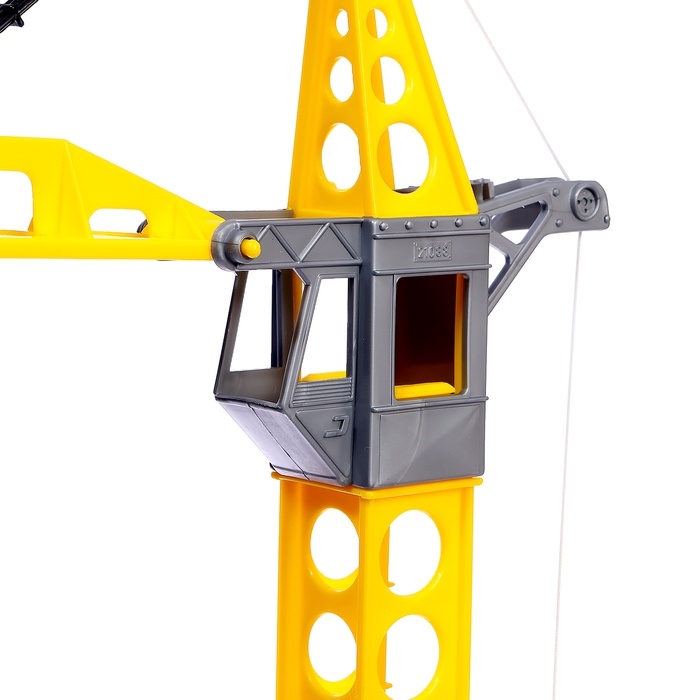 Башенный кран «Агат», на колёсиках, большой Башенный кран «Агат», на колёсиках, большой