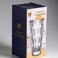 Ваза &laquo;Лойсли&raquo;, 24&times;11.5 см, стекло, чёрная