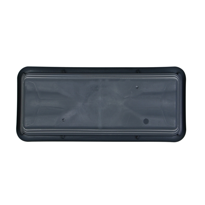 Ящик для цветов, 40 × 16/10 × 14 см, 6 л, графит Ящик для цветов, 40 × 16/10 × 14 см, 6 л, графит