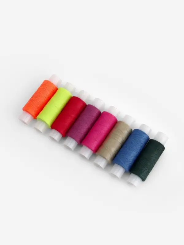 Нитки &laquo;Яркие&raquo;, 50/2, 150 м, набор 8 шт., разноцветные